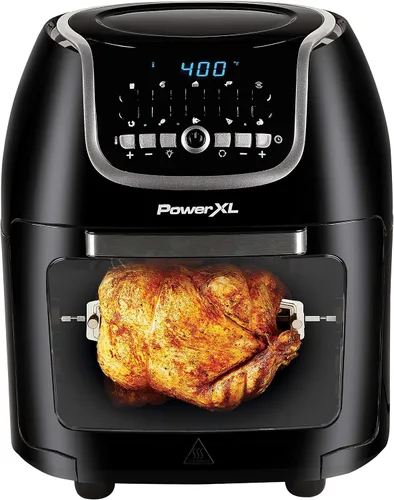 Vista 4 de PowerXL Vortex Air Fryer Pro - Horno y freidora de aire digital color negro, 10 QT