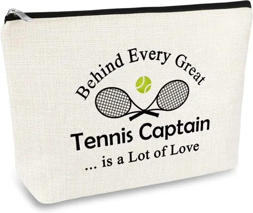 Vista 9 de Mikela Bolsa de cosméticos de regalo de capitán de tenis para mujer, Negro