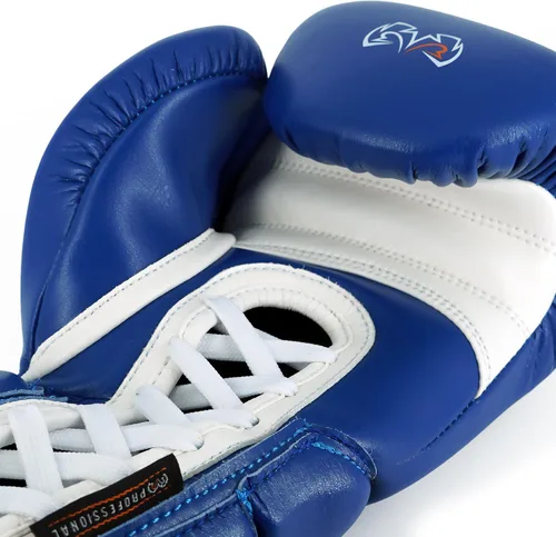 Vista 4 de Rival Boxing RS1 2.0 Ultra Pro - Guantes de boxeo para sparring con cierre de cordones, microfibra súper resistente, forro interior suave