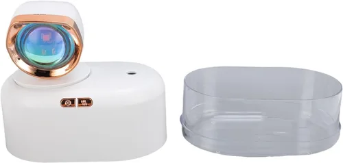 Vista 9 de TOPINCN Sunset Light Humidifier 2 in 1 Night Light & Humidifiers 300ml Water Tank Cold Mist Dehumidifiers with Sunset Projector for Bedroom Office