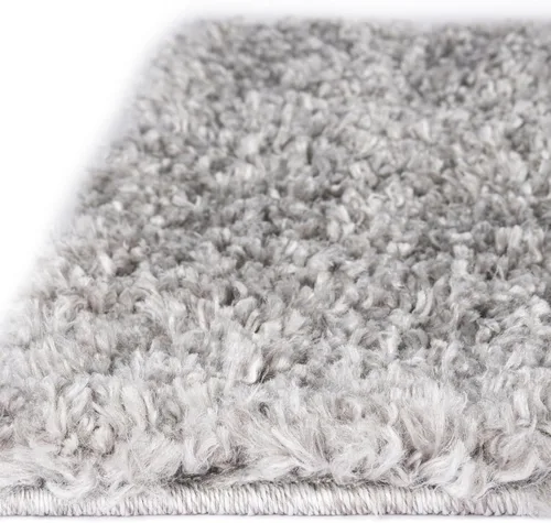 Vista 157 de Unique Loom Colección Davos Shag - Alfombra Lino