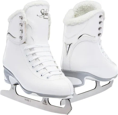 Vista 12 de Jackson Ultima SoftSkate - Patines de hielo para patinaje artístico para mujer/niña, ancho medio Cómodos patines artísticos para patinaje sobre