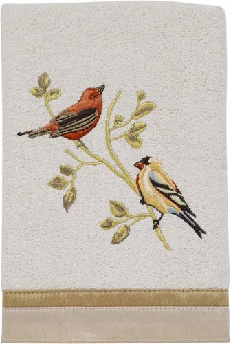 Vista 10 de Avanti Linens, toalla de baño con pájaros dorados