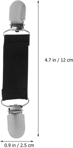 Vista 2 de NUOBESTY Soporte de sofá, 6 pares de correas ajustables para sábanas, sujetadores de sábanas de cama, clips elásticos para fundas de colchón