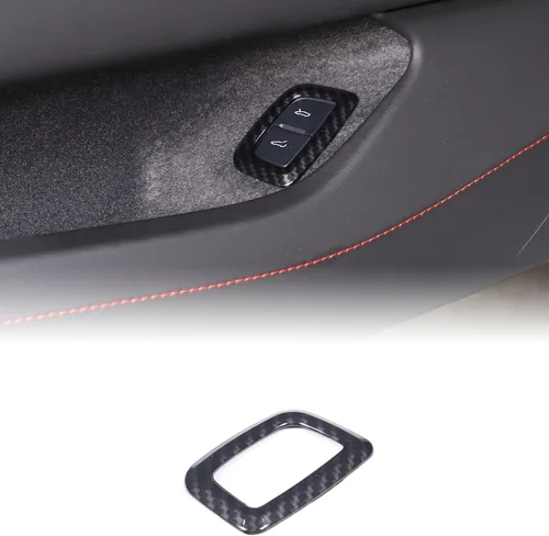 Vista 20 de CHEAYAR Marco de Decoración y Cubierta de Remate Compatible con Interruptor de Elevación de Ventana para Chevrolet Corvette C8 2020-2023