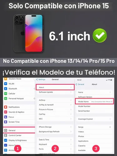 Vista 2 de GIGIKISS Protector de pantalla de privacidad compatible con iPhone 15/iPhone 16 de 6.1 pulgadas, protector de pantalla de vidrio templado HD