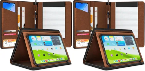 Vista 13 de Funda universal Padfolio – Organizador de tablet con soporte para bloc de notas – Compatible con iPad 10ª 11ª generación, iPad Pro 11, iPad 7 8 9