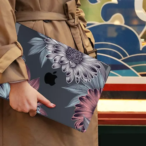 Vista 8 de Mektron para MacBook Air 13 Funda A1466/A1369 (Versión 2010-2017), Cubierta de carcasa rígida de plástico con fijación a presión para MacBook Air