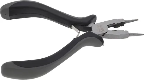 Vista 3 de The Beadsmith Alicates ergonómicos 4 en 1: herramienta de fabricación de joyas multiusos con agarre cómodo, 5.25 pulgadas, crea bucles, corta