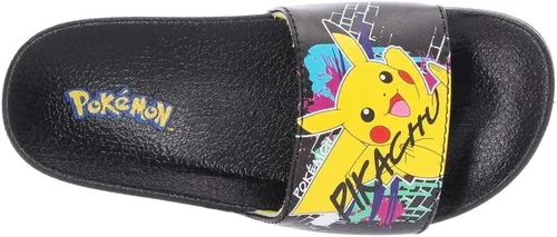 Vista 2 de Ground Up International Sandalias Pokemon Pikachu Grafiti para niños