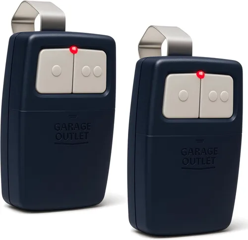 Vista 8 de Control remoto universal para puerta de garaje, control de puerta de 2 botones, repuesto para Liftmaster Chamberlain Craftsman Genie Linear Clicker