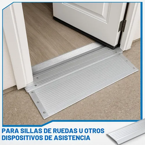 Vista 5 de 1 unids 3" W X 3/8" H X 36" L umbral de aluminio para puerta