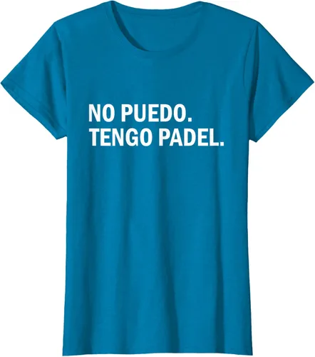 Vista 93 de Camiseta de jugador divertido No Puedo Tengo Padel Hobby