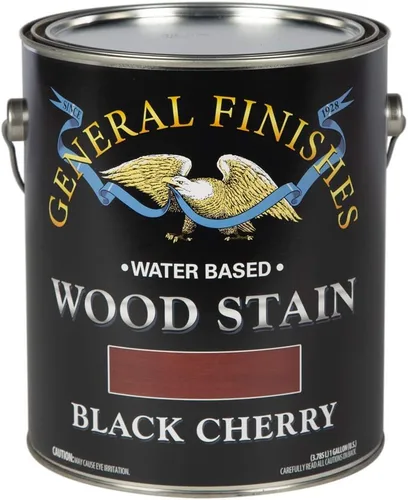 Vista 8 de General Finishes - Tinte para madera a base de agua, 1 cuarto de galón, cereza negra