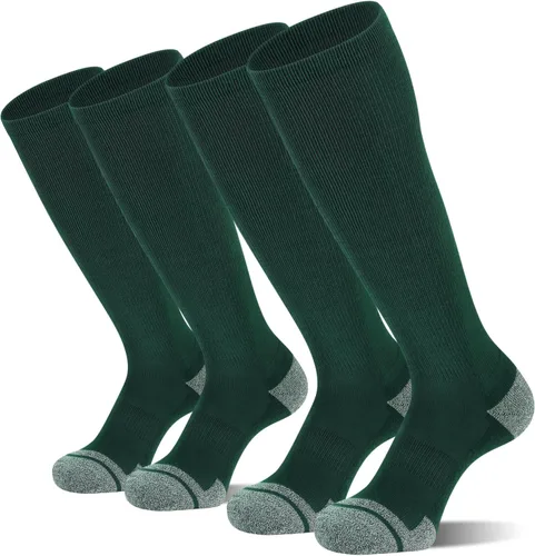 Vista 13 de CS CELERSPORT Paquete de 2 / 3 calcetines de béisbol para jóvenes, niños y adultos, calcetines de fútbol de sóftbol sobre la pantorrilla