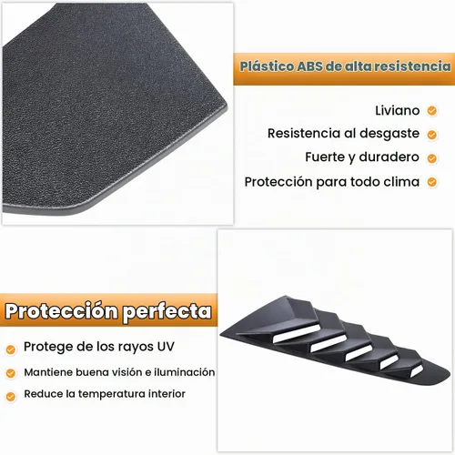 Vista 6 de Escobilas para ventana lateral para Ford Mustang 2015 2016 2017 2018 2019 2020 2021 2022 2023, cubierta para parabrisas con protección solar