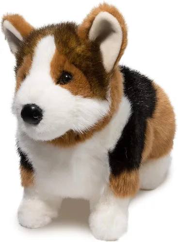 Vista 4 de Douglas Kirby Peluche de Perro Corgi Tricolor Animal de Peluche
