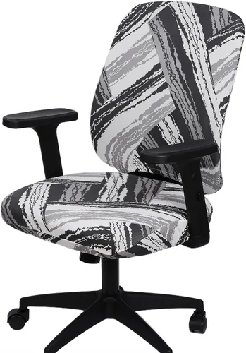 Vista 26 de Melaluxe Funda para silla de oficina de computadora, funda universal protectora y elástica para silla giratoria elástica