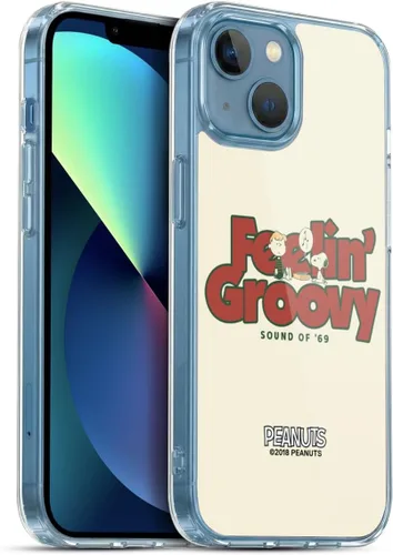 Vista 182 de Head Case Designs Funda de gel suave con licencia oficial de Peanuts Freak Flag Fly Woodstock 50th compatible con Apple iPhone 7 Plus/iPhone 8 Plus