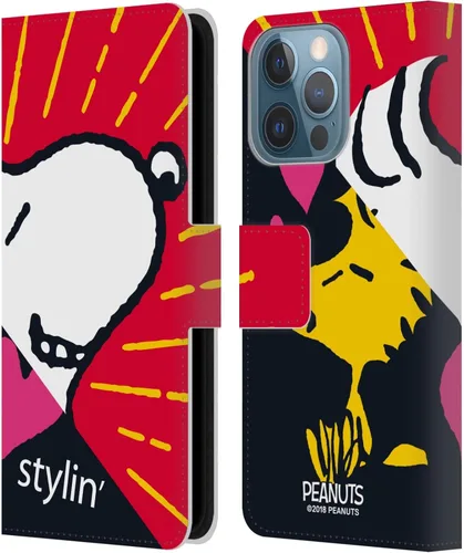 Vista 75 de Head Case Designs Peanuts Charlie & Woodstock Nap Halfs and Laughs - Funda de piel tipo cartera con licencia oficial compatible con Apple iPhone 11