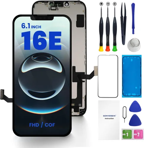 Vista 29 de para iPhone 11 Reemplazo de pantalla de 6.1", kit de reparación de pantalla LCD táctil 3D Genverdix, conjunto de montaje digitalizador