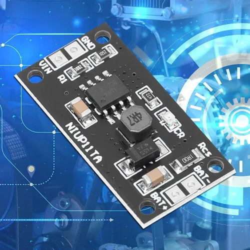 Vista 5 de Eujgoov 2 módulos de cargador de batería NiCd NiMH, 1.2V CC, entrada de 5V, listado UL, negro, 0.591 in x 0.157 in x 0.157 in, cargador de batería