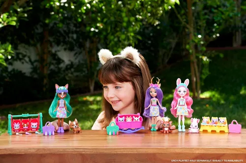 Vista 2 de Enchantimals HLK86 Baby, Best ENCHNTMLS DL RVL 3, multicolor