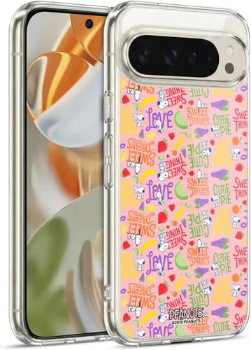 Vista 21 de Head Case Designs Officially Licensed Peanuts Charlie and Snoopy Naturally Sweet Gel Case [Military Grade Protection] Compatible with Google Pixel 8