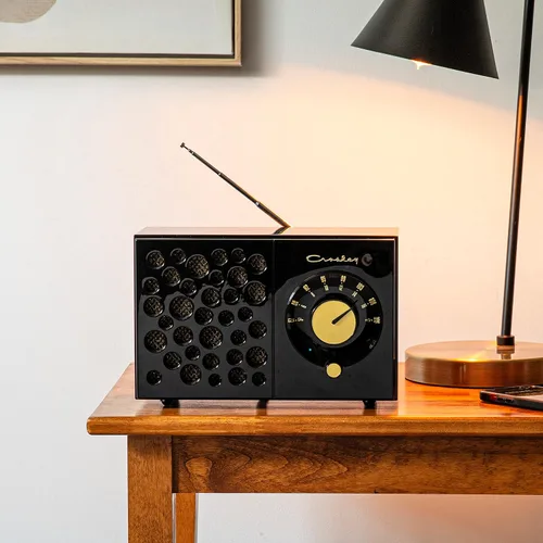Vista 11 de Crosley CR3042A-BK Maverick Radio AM/FM portátil con receptor Bluetooth, color negro