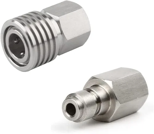 Vista 14 de Conector BSPP de 1/8 a 0.315 in Plug Fill Nipple Foster Set de desconexión