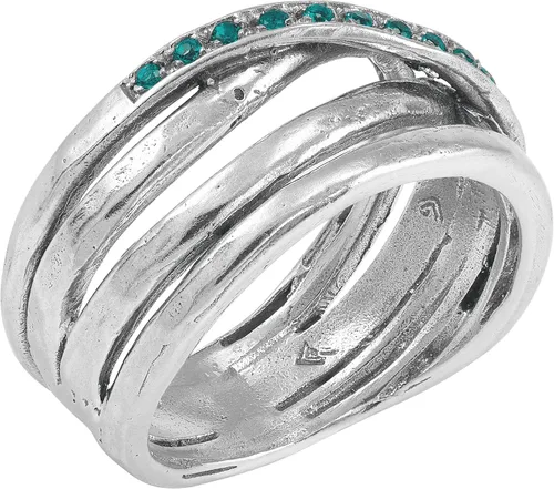 Vista 2 de Silpada Anillo de esmeralda en plata de ley, Plata, esmeralda