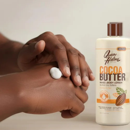 Vista 6 de Queen Helene Loción para manos y cuerpo de manteca de cacao – Fórmula ultra hidratante para una piel suave y radiante, 16 onzas, paquete de 3