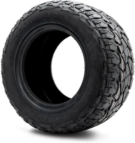 Vista 2 de Xcomp Gladiator 22x11-R12 DOT - Neumático radial con cinturón de acero para carrito de golf, juego de cuatro