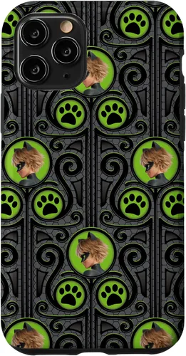 Vista 28 de Funda para iPhone 12/12 Pro Miraculous Ladybug y Cat Noir The Movie CN Print Case