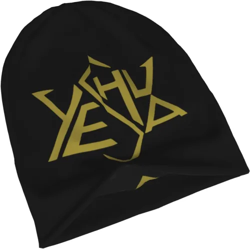 Vista 6 de Yeshua Star of David - Sombrero de punto unisex de invierno cálido