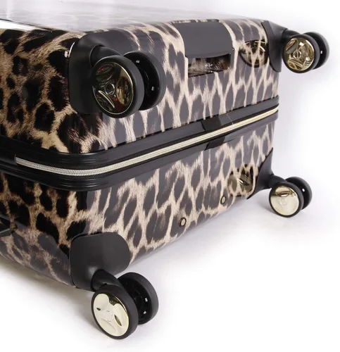 Vista 7 de bebe Maleta Adriana para mujer de 29 pulgadas, Leopardo, Equipaje Adriana 29" Hardside Check in Spinner