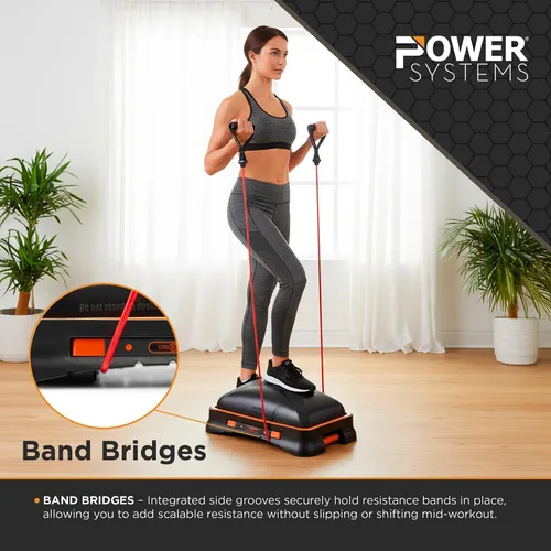 Vista 6 de Terra Glide - Tabla de equilibrio y rodillo para abdominales Entrenador de núcleo inflable con ruedas giratorias y asas emergentes Rueda