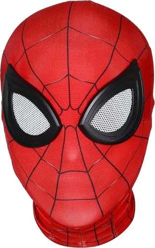 Vista 2 de Halloween Christmas Superhero Mask and Gloves Gift, Cosplay Costumes Mask for KidsAdult