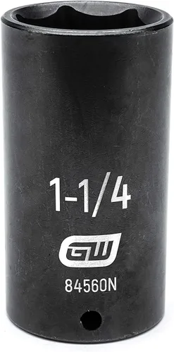 Vista 6 de GEARWRENCH - Juego de llaves de vaso de impacto estándar, color negro