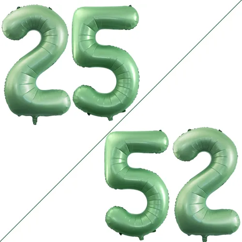Vista 323 de Goer, conjunto de globos de papel aluminio para decoraciones de cumpleaños, globos de las letras de feliz cumpleaños y de números Oro
