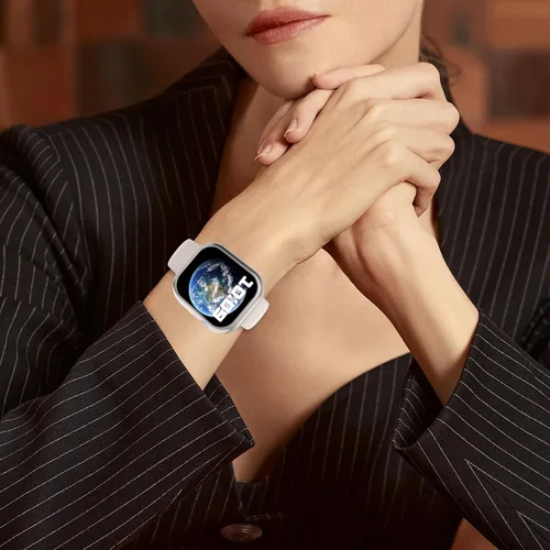Vista 6 de Juego de 20 fundas protectoras de policarbonato duro compatibles con Apple Watch Series 10 de 1.812 pulgadas, protector de bordes y parachoques