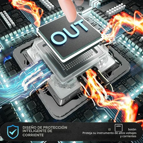 Vista 2 de Fuente de alimentación de CC variable, 0-30 V 0-10 A, conmutación ajustable, fuente de alimentación de banco regulada de CC con carga rápida USB