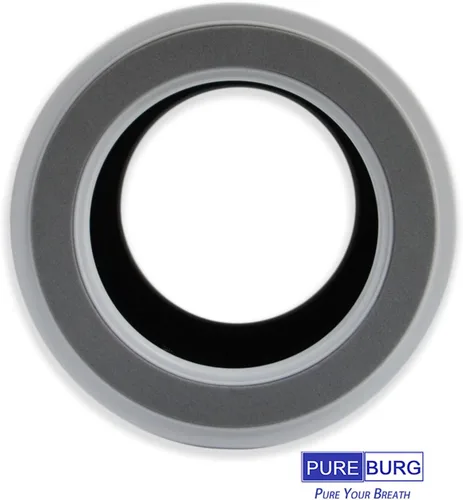 Vista 4 de PUREBURG Filtro de repuesto compatible con el purificador de aire FULMINARE PU-P07, paquete de 2 unidades de carbón activado HEPA H13 2 en 1
