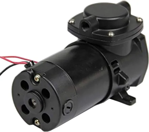 Vista 2 de Bomba de vacío de diafragma silenciosa sin aceite de la bomba de aire de 12V DC 35L/min