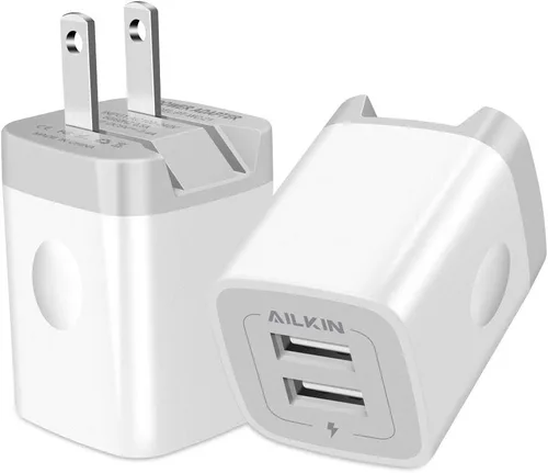 Vista 9 de Cargador de pared retráctil USB C, bloque de carga rápida 3 en 1 para Blanco