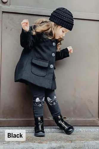 Vista 3 de Funky Junque Gorro de invierno para niños, tejido, acanalado