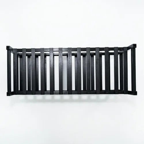 Vista 9 de PJ Wood Organizador apilable de madera para almacenamiento de armarios, estantes de entrada, armario escalonado para zapatos, capacidad de 6 pares