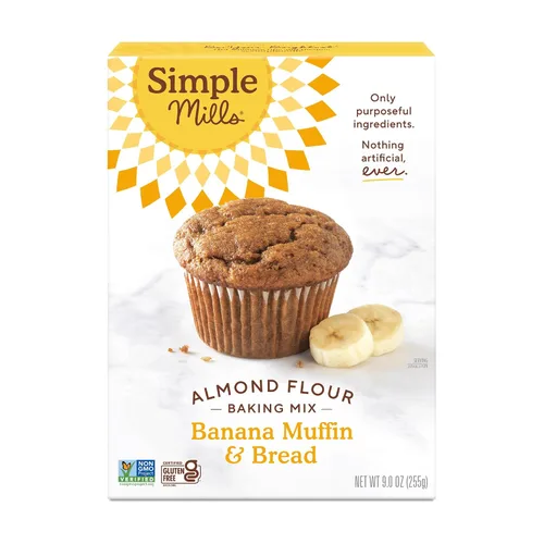 Vista 13 de Simple Mills Mezcla de Harina para Magdalenas y Pan de Manzana con Canela, 9 onzas