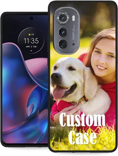 Vista 11 de Funda personalizada para Motorola Edge 2021 con nombre de texto y foto, diseño personalizado Edge2021 para teléfono móvil/smartphone/teléfono móvil