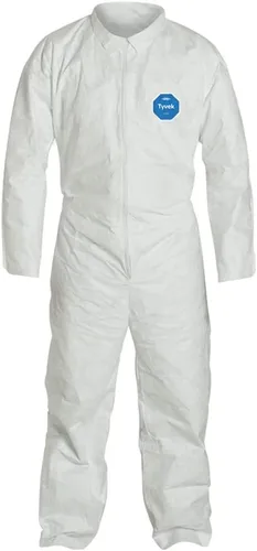 Vista 4 de DuPont Tyvek 400 - Overol protector desechable con puños abiertos y tobillos